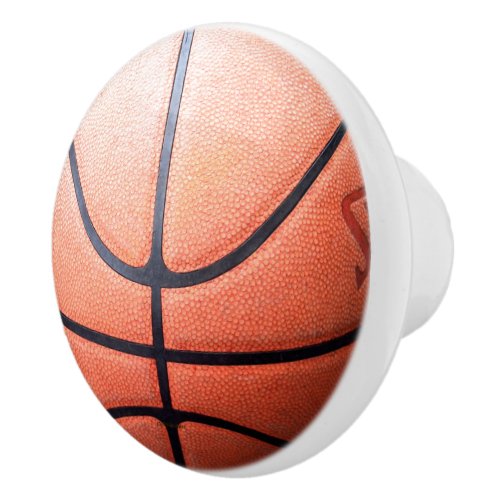 Basketball Ceramic Knob