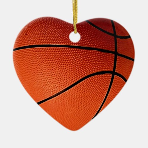 Basketball Ceramic Ornament