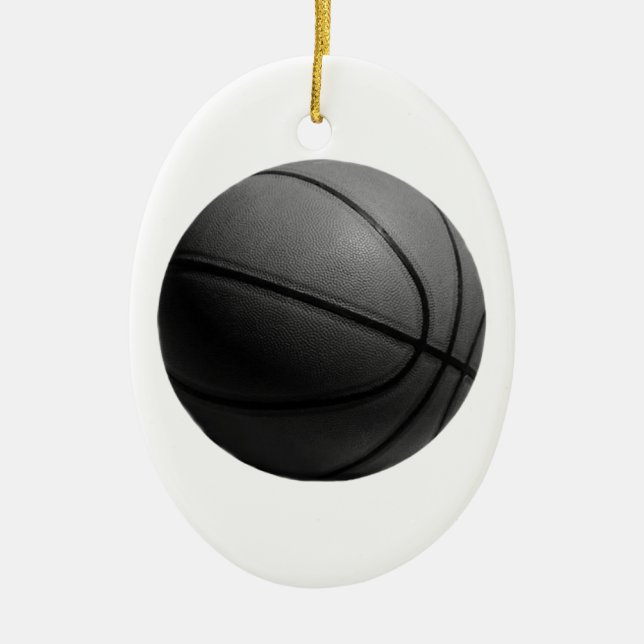 Basketball Ceramic Ornament (Front)