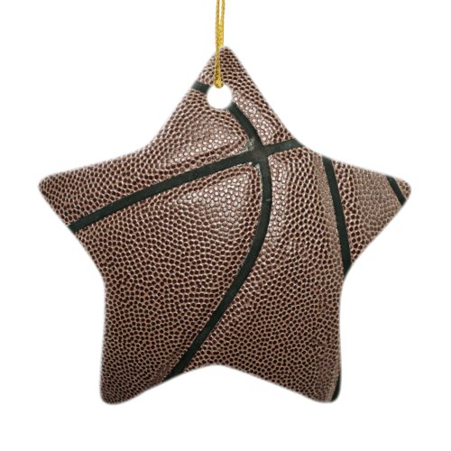 Basketball Ceramic Ornament