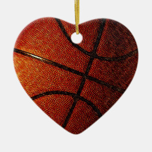 Basketball Ceramic Ornament