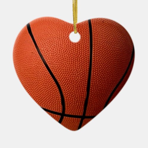 Basketball Ceramic Ornament