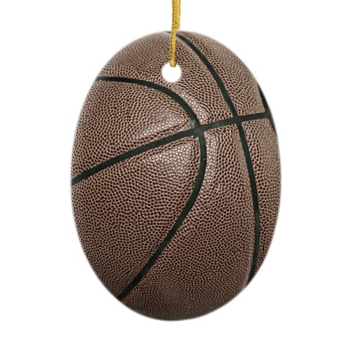 Basketball Ceramic Ornament