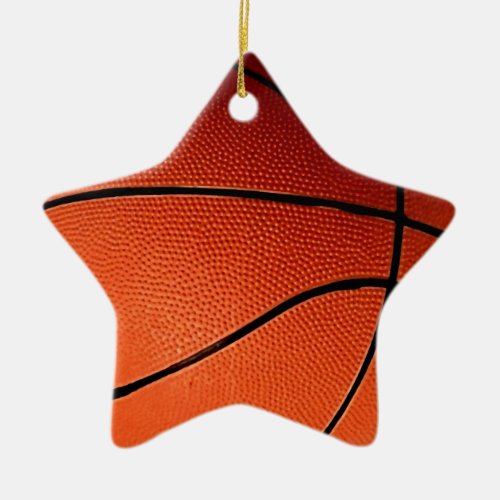 Basketball Ceramic Ornament