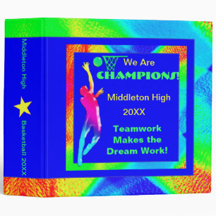 Basketball Champions 2 inch Memory Binder