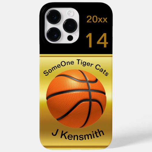 Basketball Champions Personalized League design Ca Case_Mate iPhone 14 Pro Max Case