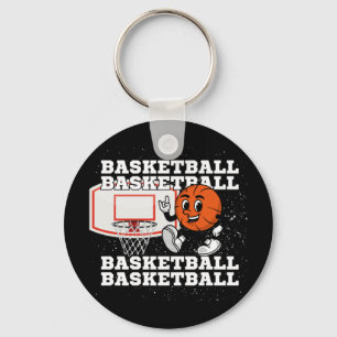 Basketball Character Hoop Keychain
