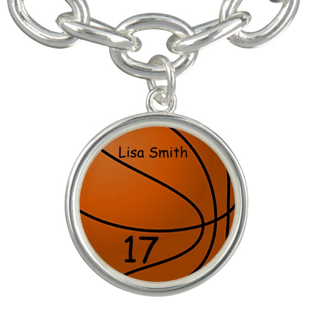 Basketball Charm Bracelet (Design)