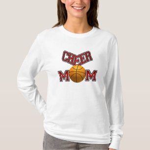 Basketball Cheer Mom T-Shirt