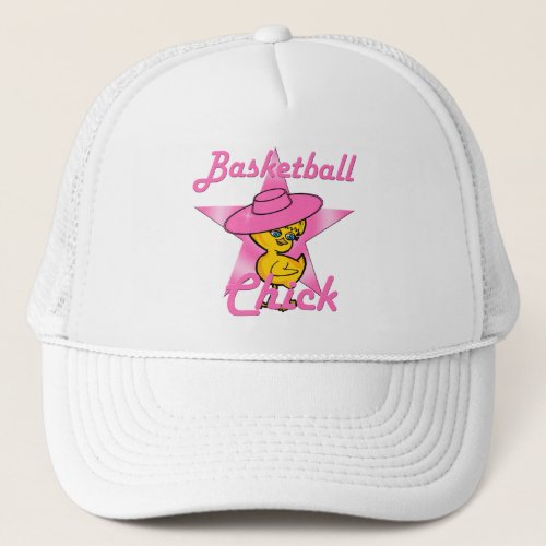 Basketball Chick 8 Trucker Hat