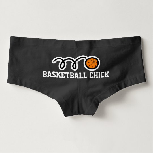 Basketball chick custom womens boyshorts underwear