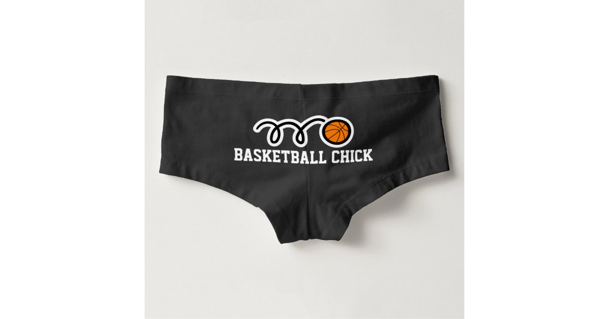 Basketball chick custom womens boyshorts underwear