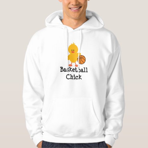Basketball Chick Hooded Sweatshirt