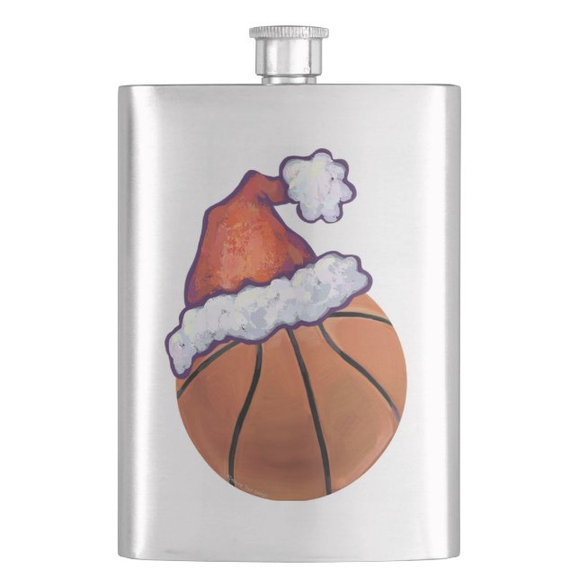 Basketball Christmas Flask (Front)