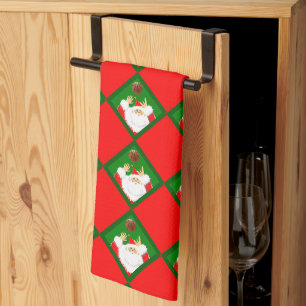 Basketball Christmas Holiday Kitchen Towel