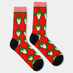 Basketball Christmas Holiday Socks