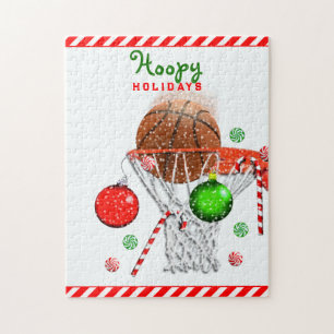 Basketball Christmas Jigsaw Puzzle