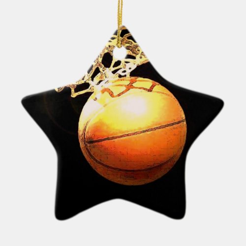 Basketball Christmas Ornament