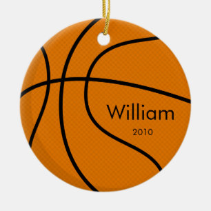 Basketball Christmas Ornament