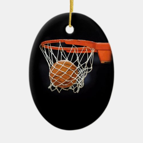 Basketball Christmas Ornament