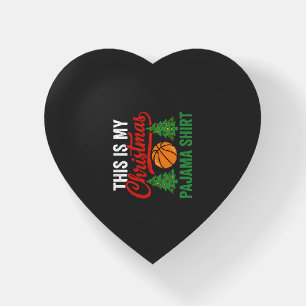 Basketball Christmas Pajama Shirt Paperweight