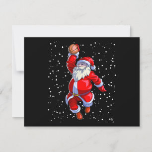 Basketball Christmas Shirt Men Boys Basketball San