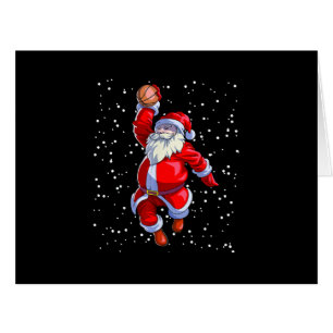 Basketball Christmas Shirt Men Boys Basketball San Cards