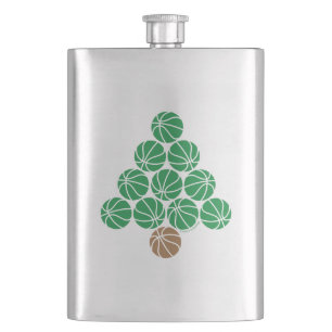 Basketball Christmas Tree Flask