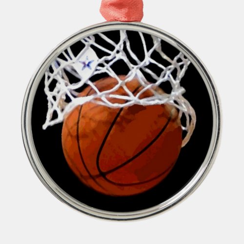 Basketball Christmas Tree Ornament