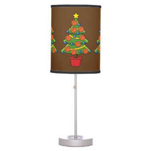 Basketball Christmas Tree Table Lamp