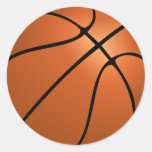 basketball circle stickers