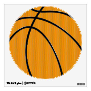 Basketball Circular Wall Decal