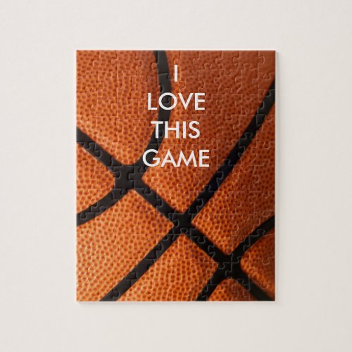 Basketball Close_up _ Popular Sports Art Jigsaw Puzzle