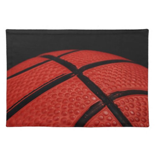 Basketball Close_up Sports Team Cloth Placemat
