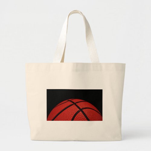 Basketball Close_up Sports Team Large Tote Bag