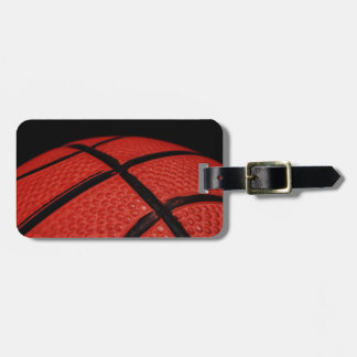 Basketball Close-up Sports Team Luggage Tag