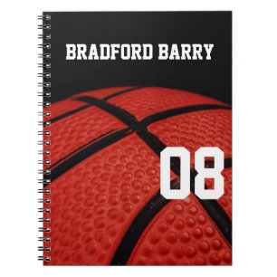 Basketball Close-up Sports Team Notebook