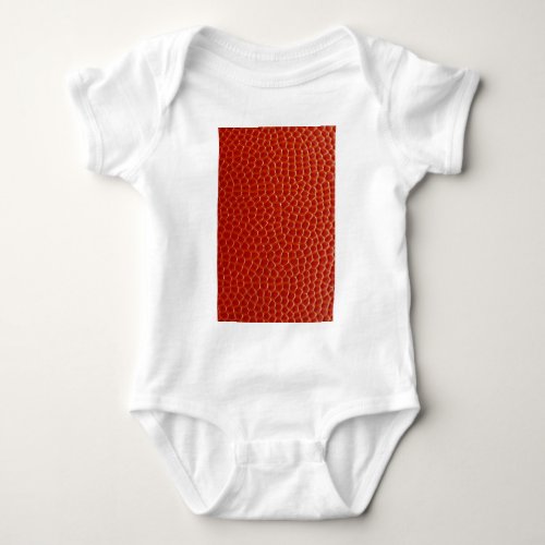 Basketball Close_up Texture Baby Bodysuit
