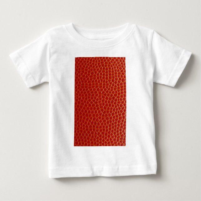 Basketball Close-up Texture Baby T-Shirt (Front)