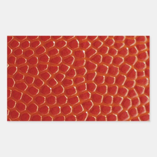 Basketball Close_up Texture Rectangular Sticker