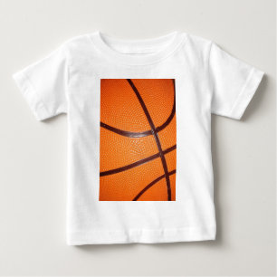 Basketball Close-Up Texture Skin Baby T-Shirt