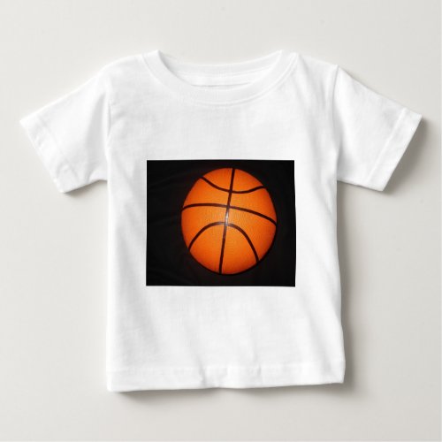Basketball Close_Up Texture Skin Baby T_Shirt