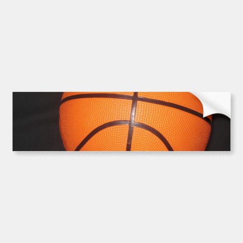 Basketball Close_Up Texture Skin Bumper Sticker