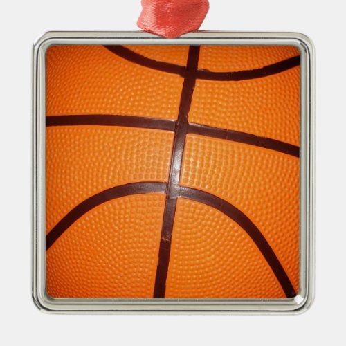 Basketball Close_Up Texture Skin Metal Ornament