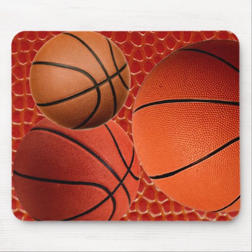 Basketball Close_Up Texture Skin Mouse Pad