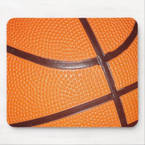 Basketball Close_Up Texture Skin Mouse Pad