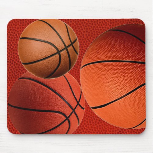 Basketball Close_Up Texture Skin Mouse Pad