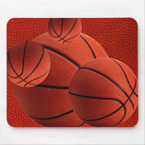 Basketball Close_Up Texture Skin Mousepad