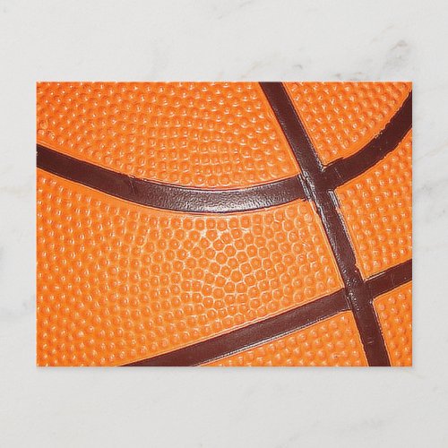 Basketball Close_Up Texture Skin Postcard