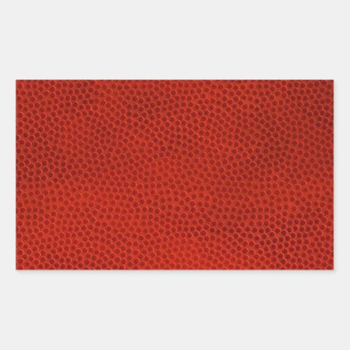 Basketball Close_Up Texture Skin Rectangular Sticker